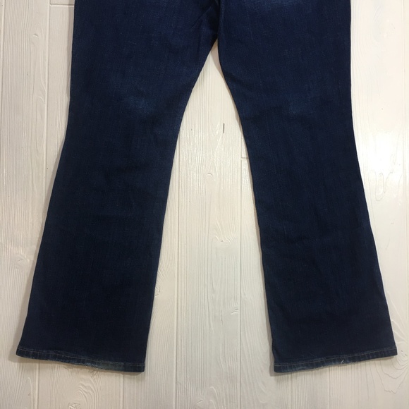 ❤️Levis515 Bootcut Jeans Dark Stretch Denim Sz16 - Picture 7 of 8